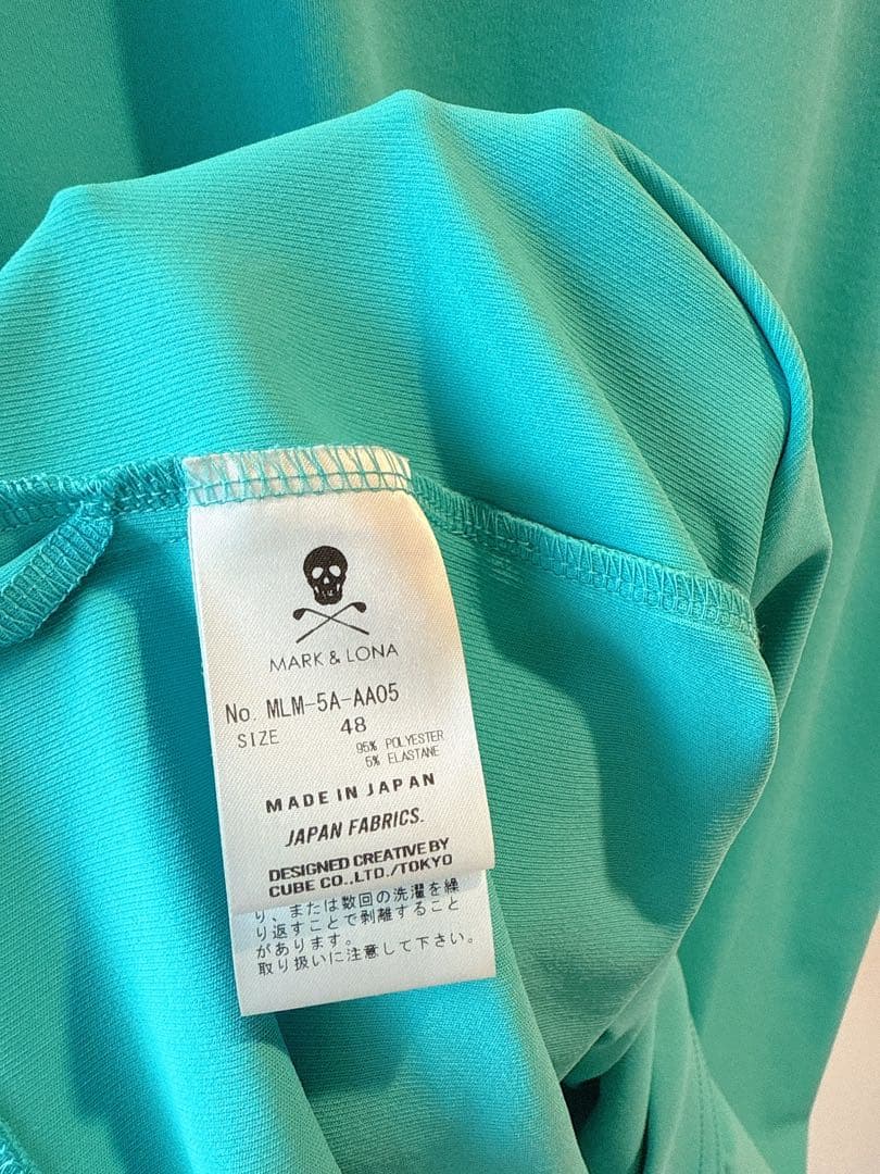 美品 ★ MARK&LONA モックネック シャツ マーク&ロナ 正規品