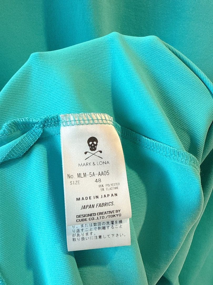 美品 ★ MARK&LONA モックネック シャツ マーク&ロナ 正規品
