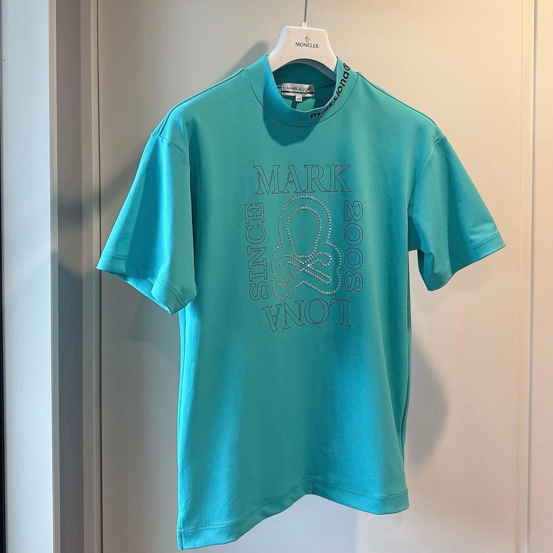 美品 ★ MARK&LONA モックネック シャツ マーク&ロナ 正規品