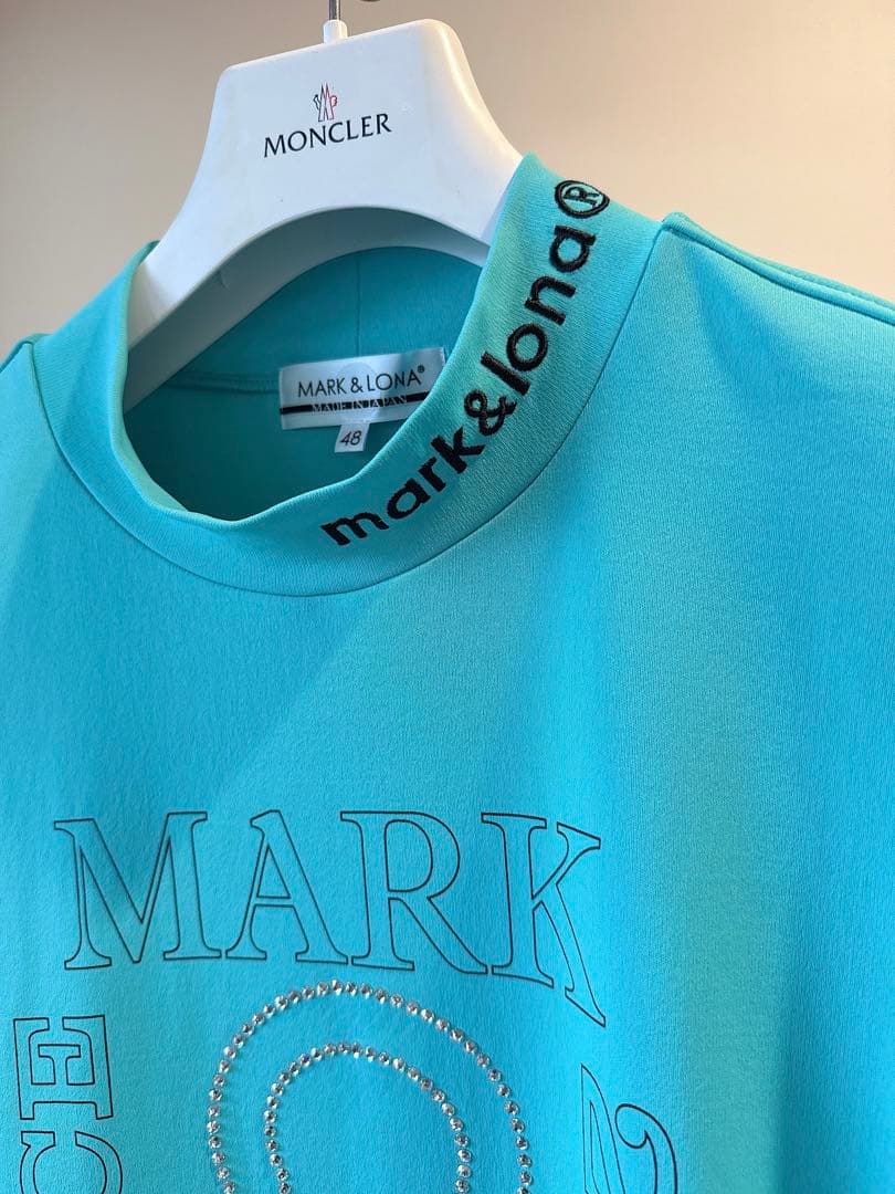 美品 ★ MARK&LONA モックネック シャツ マーク&ロナ 正規品