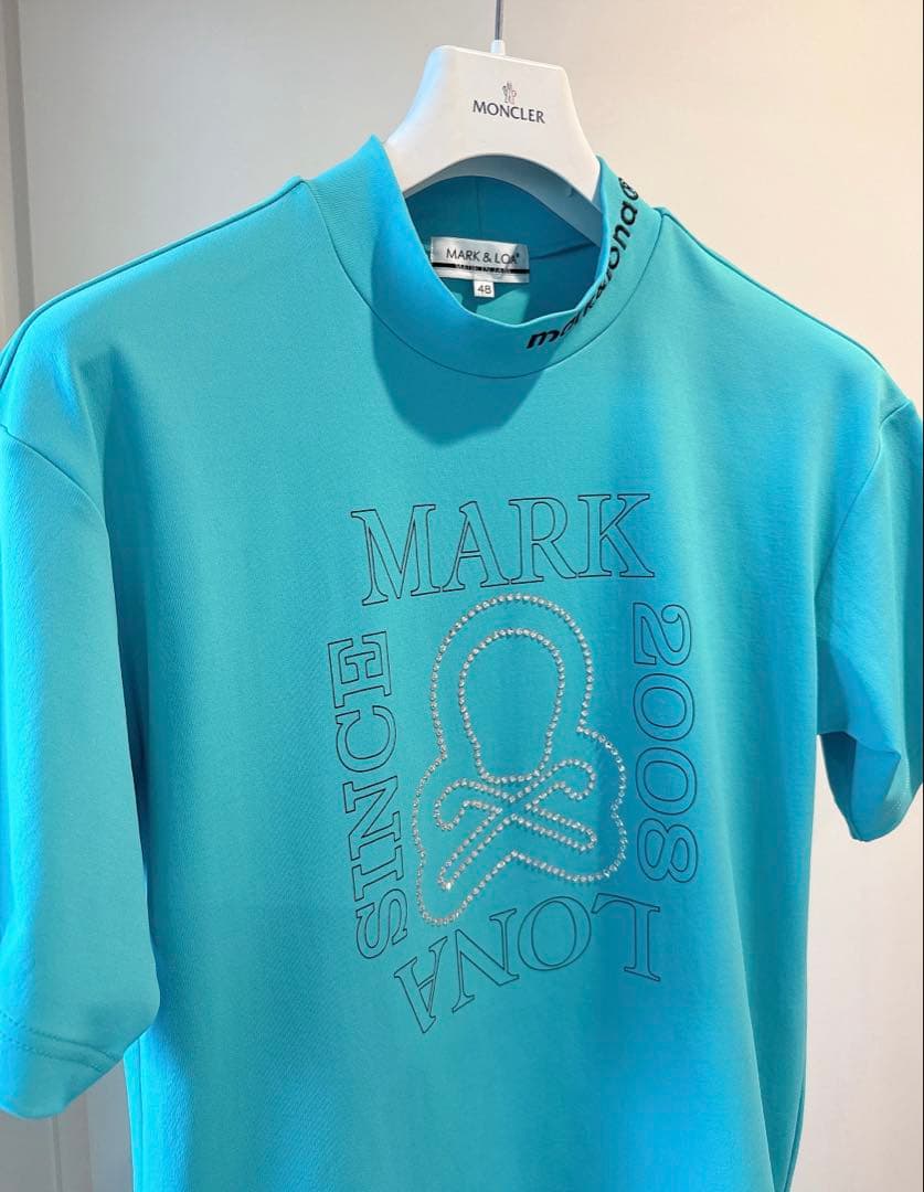 美品 ★ MARK&LONA モックネック シャツ マーク&ロナ 正規品