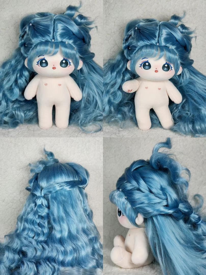 kiki中韓ぬいウィッグ　着せ替えぬいぐるみ　「ヘアアレンジ」参考説明