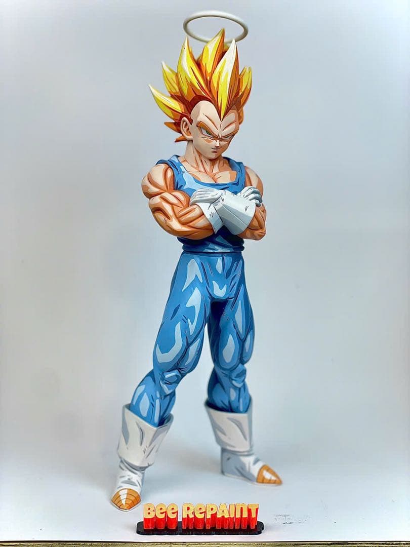ドラゴンボール　ベジータ　フィギュア　二次元彩色　リペイント