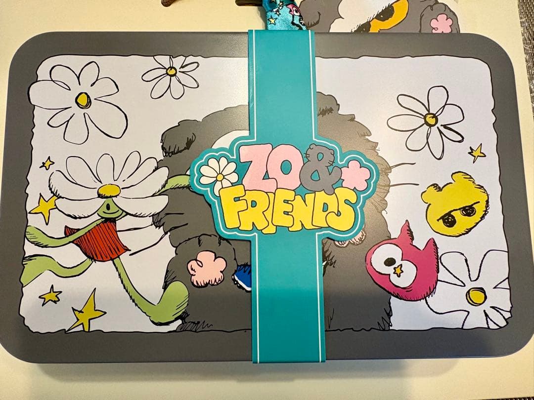 ZO＆FRIENDS golden piece 薬菓缶ボックス スカーフセット
