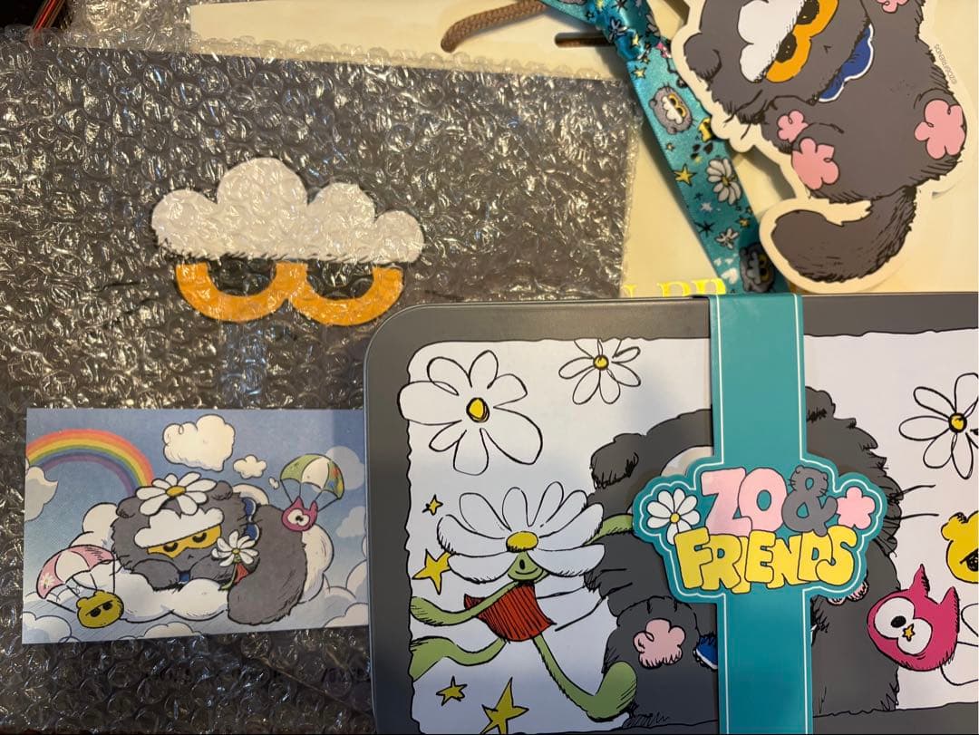ZO＆FRIENDS golden piece 薬菓缶ボックス スカーフセット