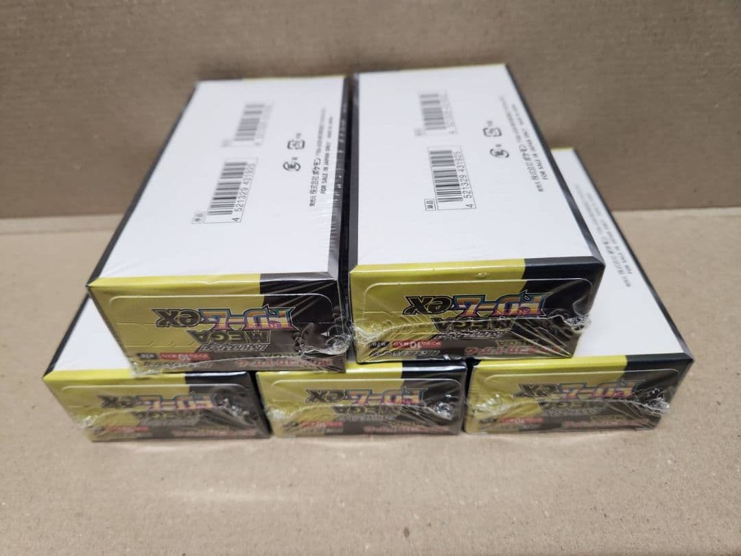 ポケカ　MEGA ドリームex 【新品未開封シュリンク付き】5BOX