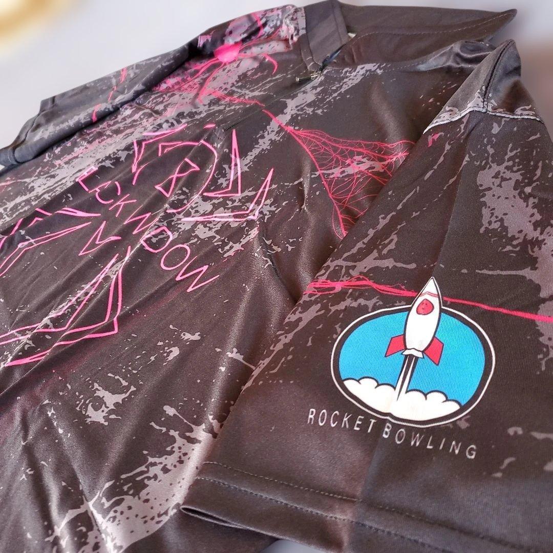 ✨新品✨ボウリングウェア　日本サイズXL　ブラックウィドー　ブラック