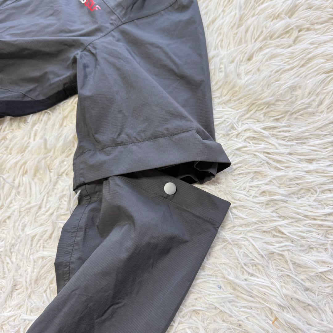 【ビームスゴルフ】極美品 レインウェア グレー 2way Mサイズ メンズ