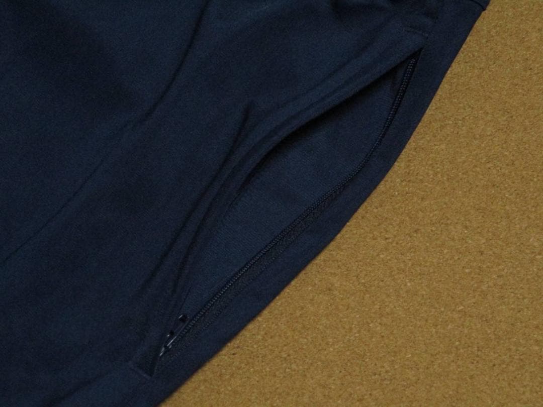 最後 M adidas 定番 ウォームアップ ジャージ 上下セットトラック 紺