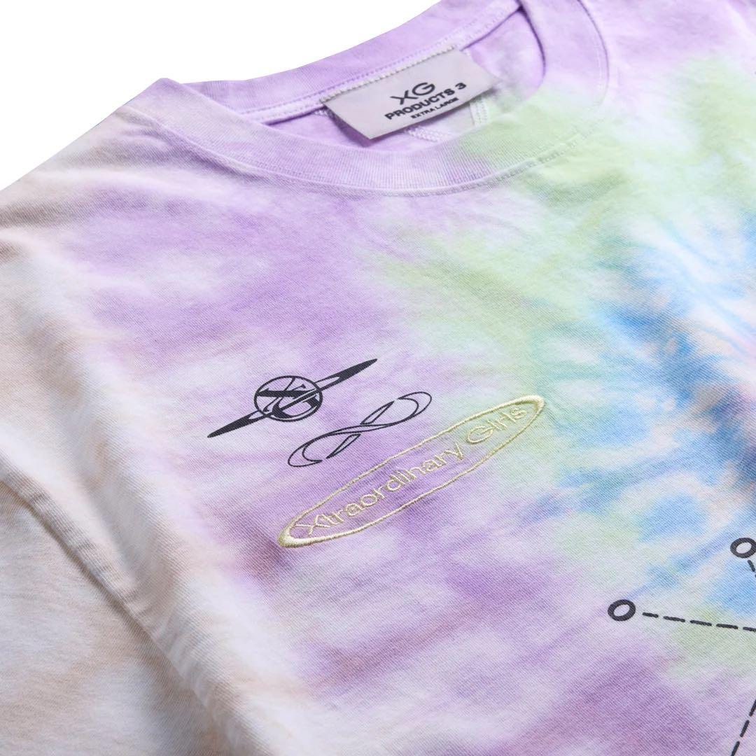 アイドル XG Tie-Dye Crew Neck Tee