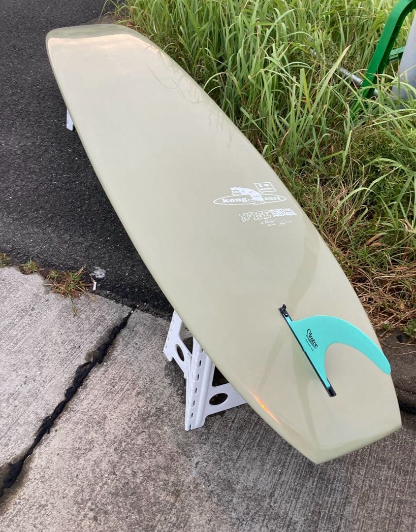 値下げ★クラシックロング　10ft ハンドシェイプ★美品　アーミーグリーン