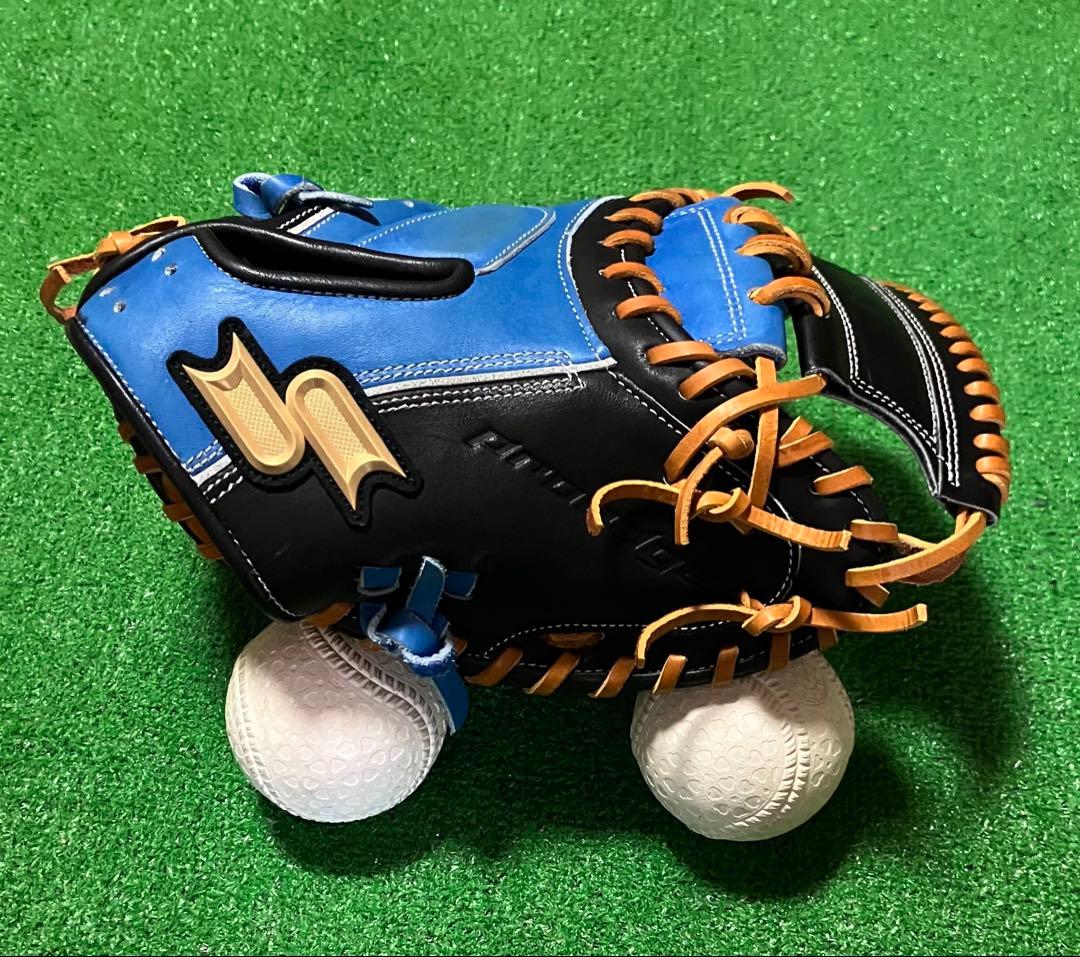 少年 軟式野球 キャッチャーミット SSK ジュニアサイズ ブルー Jr.