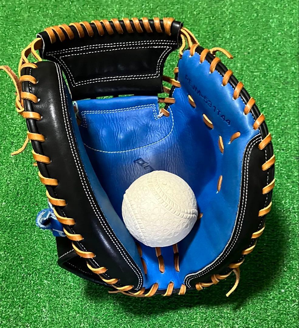 少年 軟式野球 キャッチャーミット SSK ジュニアサイズ ブルー Jr.
