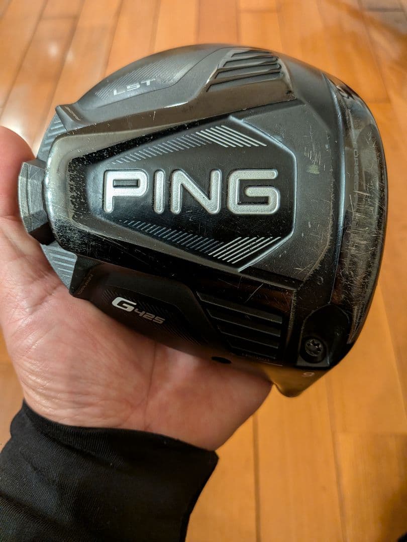 PING G425 LSTドライバー9度ヘッドのみ。ヘッドカバー付き。