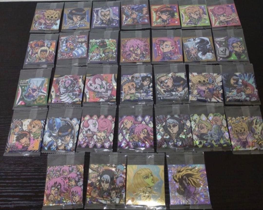 コンプリートジョジョの奇妙な冒険　黄金の風　ウエハース シール　2セット