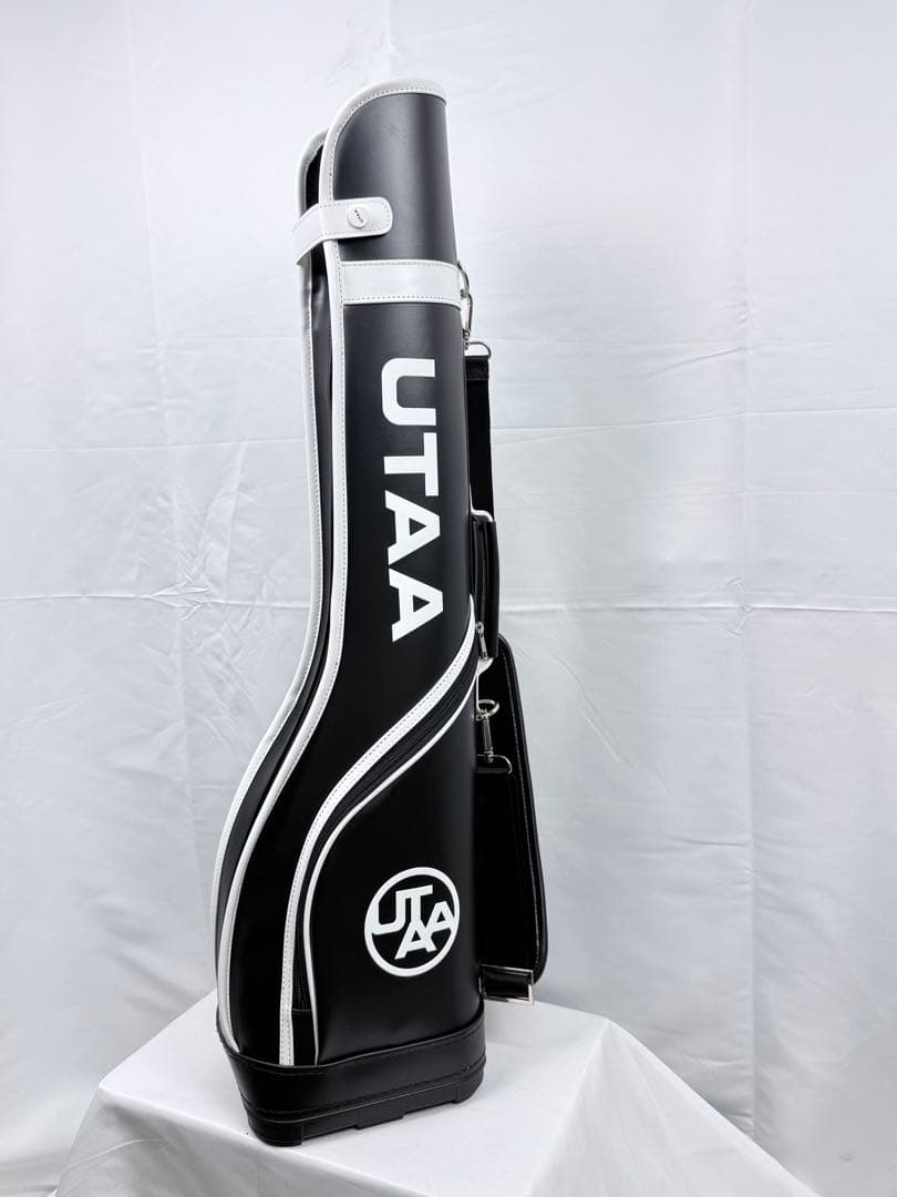 T*A様 UTAA キャディバッグ ブラック×ホワイトゴルフバッグ 高級 商品番