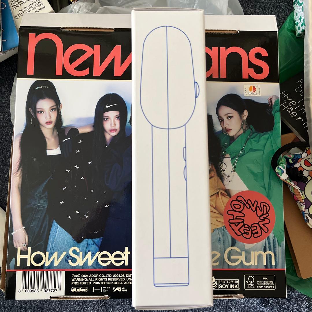 newjeans メンバーシップ限定　バニズキットとnewjeans ペンライト
