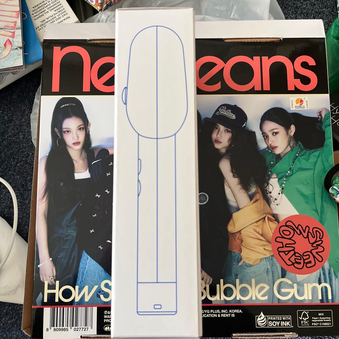 newjeans メンバーシップ限定　バニズキットとnewjeans ペンライト
