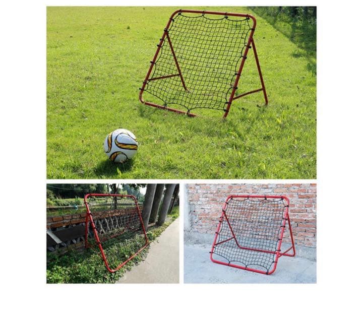 リバウンドネット　サッカー　ゴール　網　フットサル　角度調整　1人練習