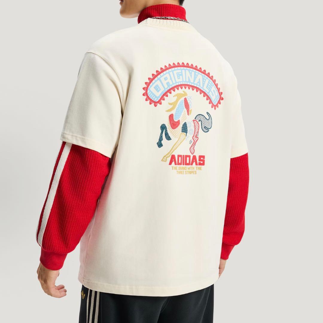 新品M Adidas FW25 CNY 馬年限定 半袖Tシャツ KT0713