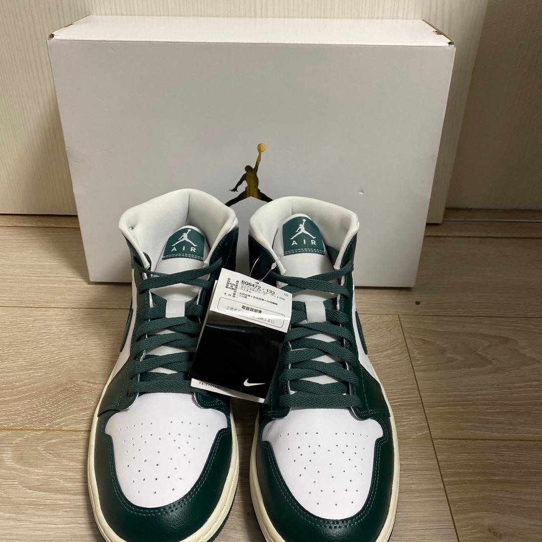 Nike Air Jordan 1 グリーン/ホワイト