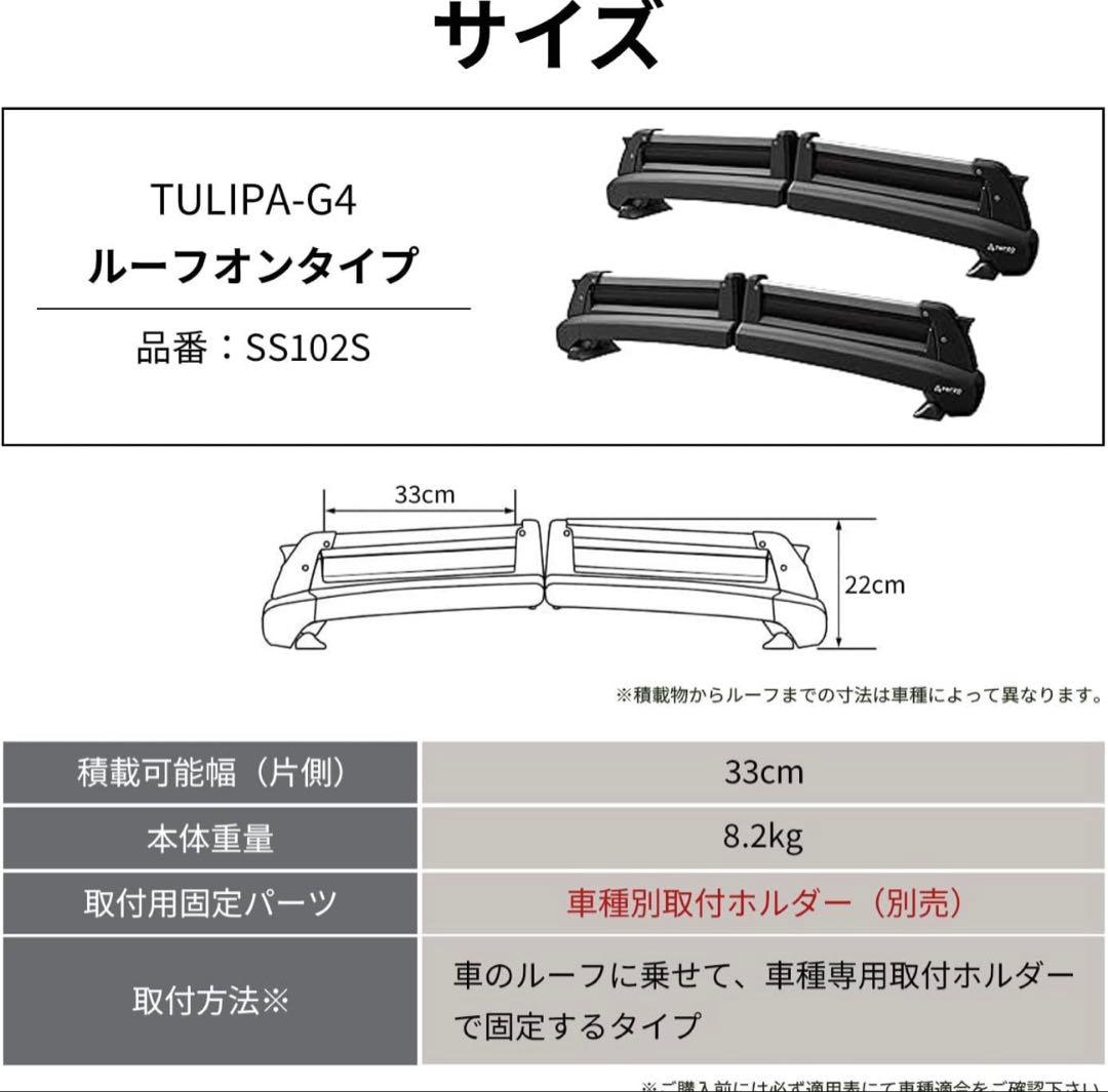 スキー&スノーボード専用キャリア Terzo SS102S