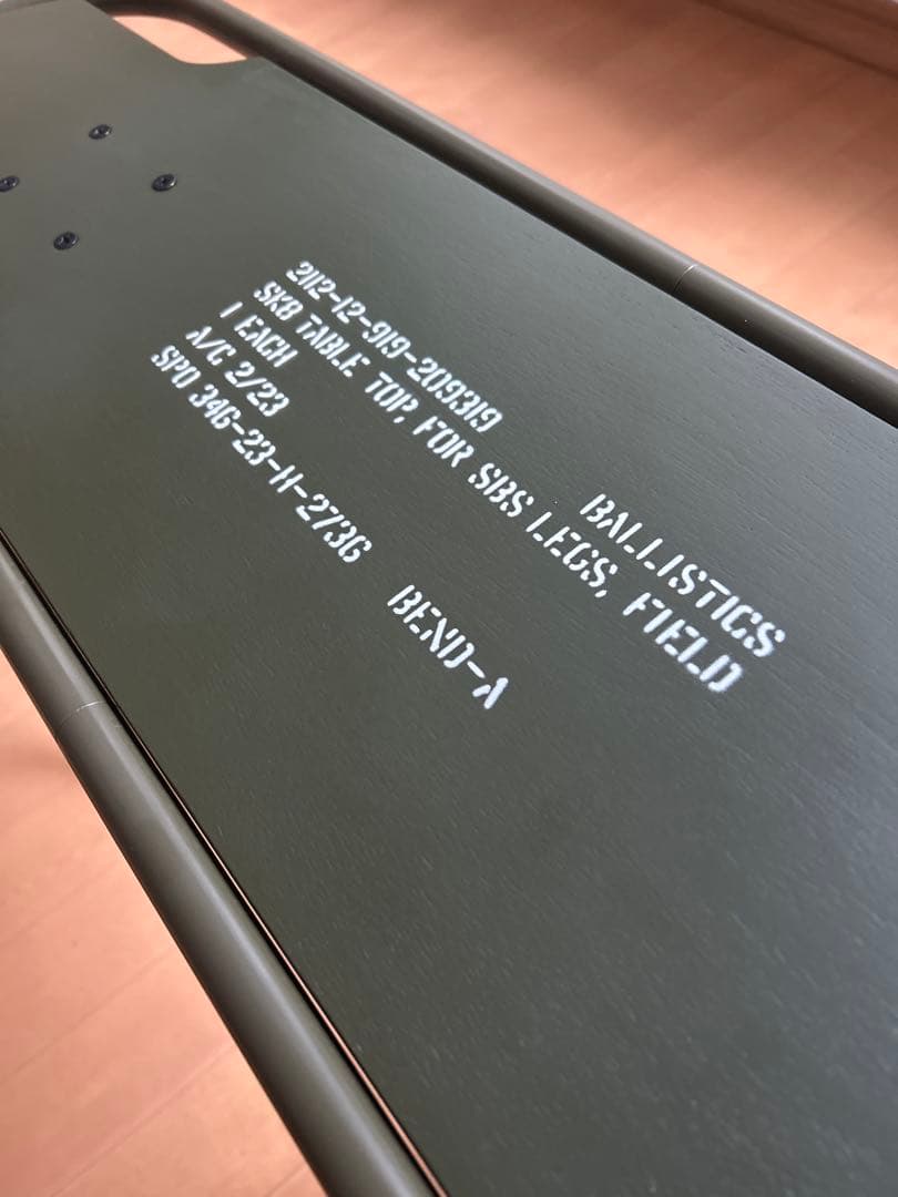 BALLISTICS SBS天板 OD 脚セット 美品