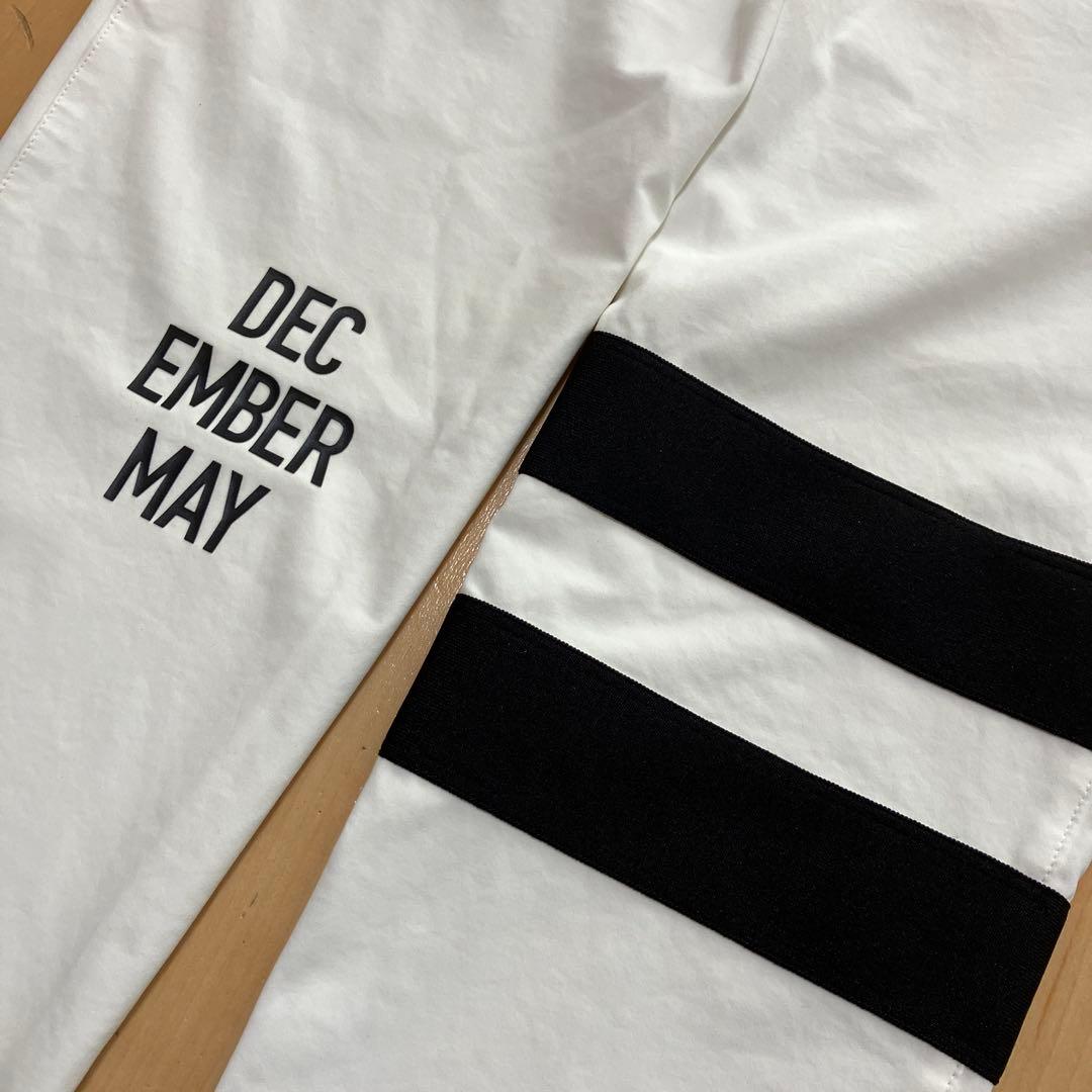 DECEMBERMAY ディセンバーメイ　ストレッチパンツ　ホワイト　Mサイズ