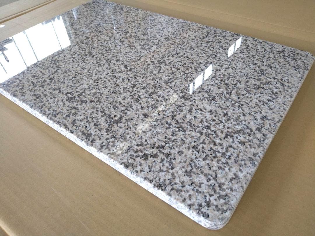 高級 天然桜御影石 業務用のし台◆597×397×18◆　製菓台・めん台　大特価