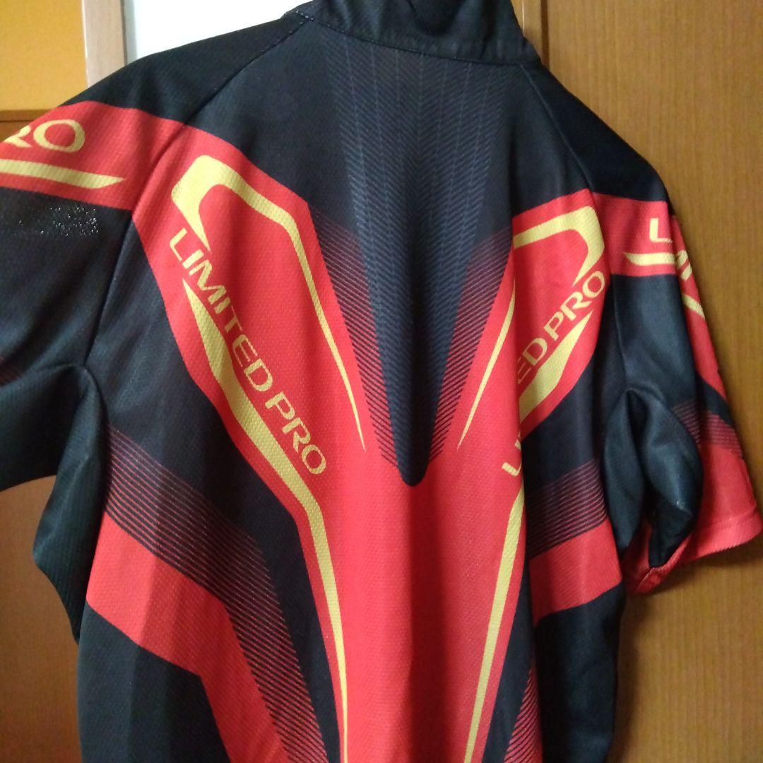 SHIMANO LIMITED PRO Tシャツ Lサイズ レッド/ブラック