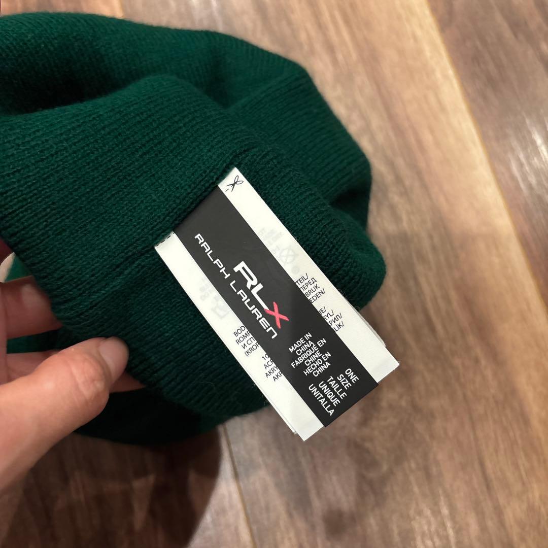 風さま　RALPHLAUREN RLX 《 ニット帽 》 美品