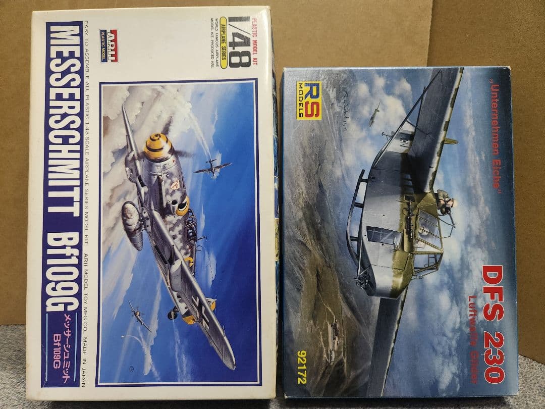 り*う様 1/48、1/72 ドイツ軍用機プラモデル 12個セット