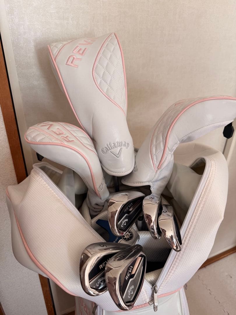 Callaway ゴルフバッグ ホワイト ピンク