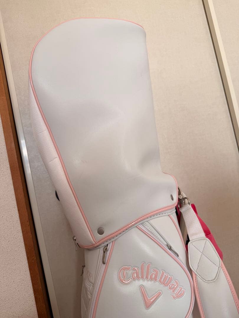 Callaway ゴルフバッグ ホワイト ピンク