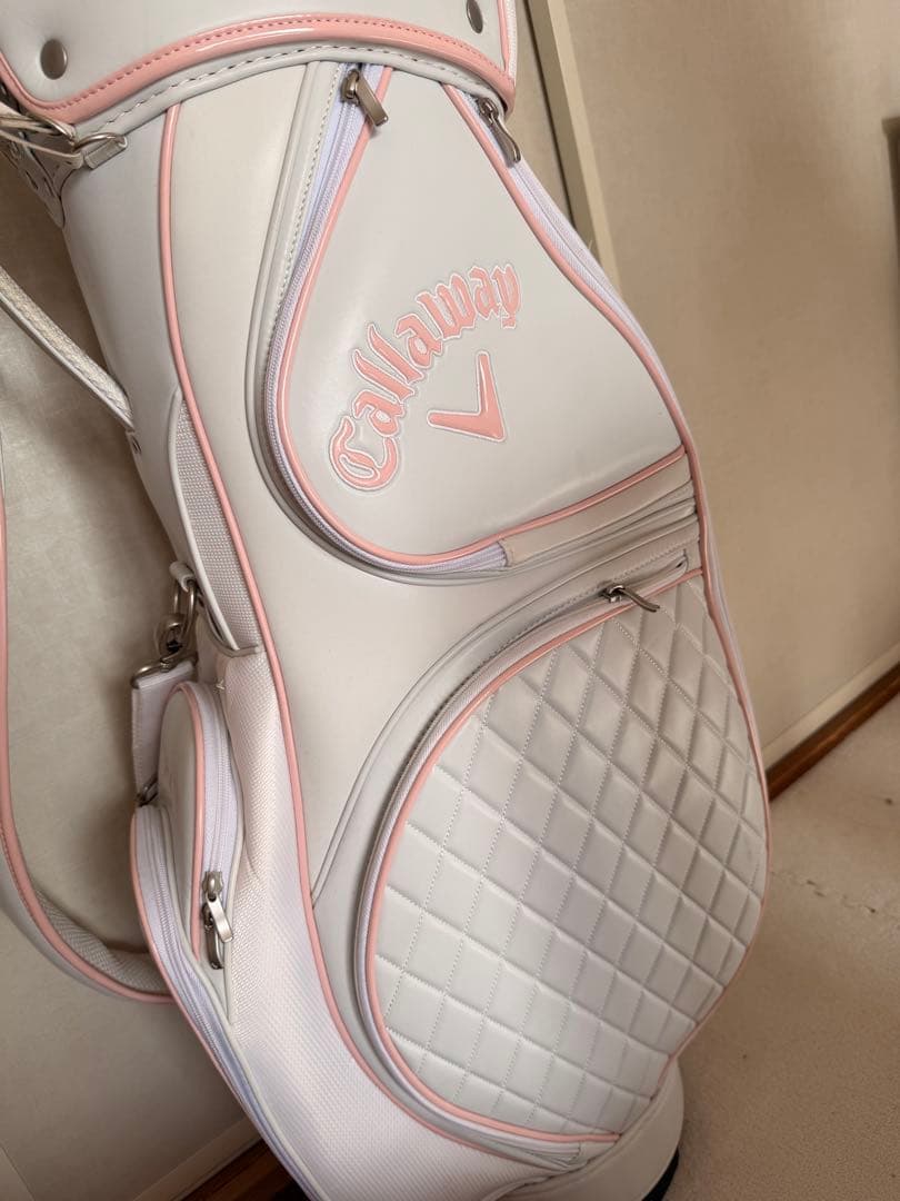 Callaway ゴルフバッグ ホワイト ピンク