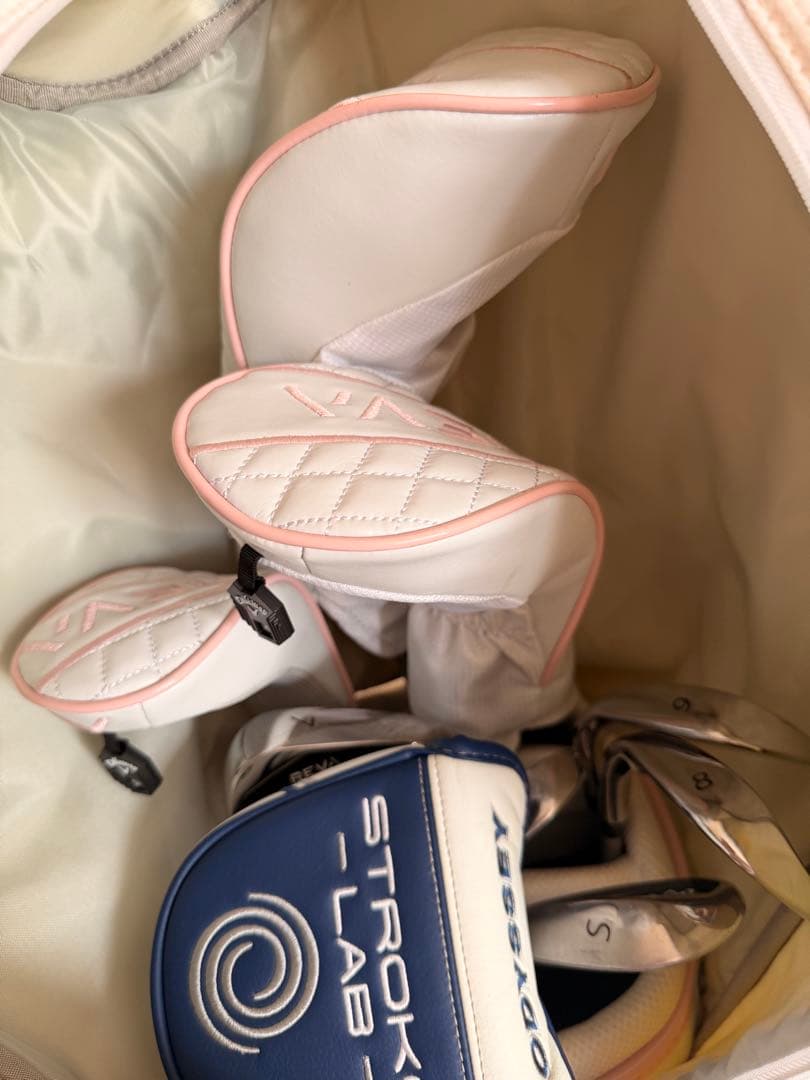Callaway ゴルフバッグ ホワイト ピンク