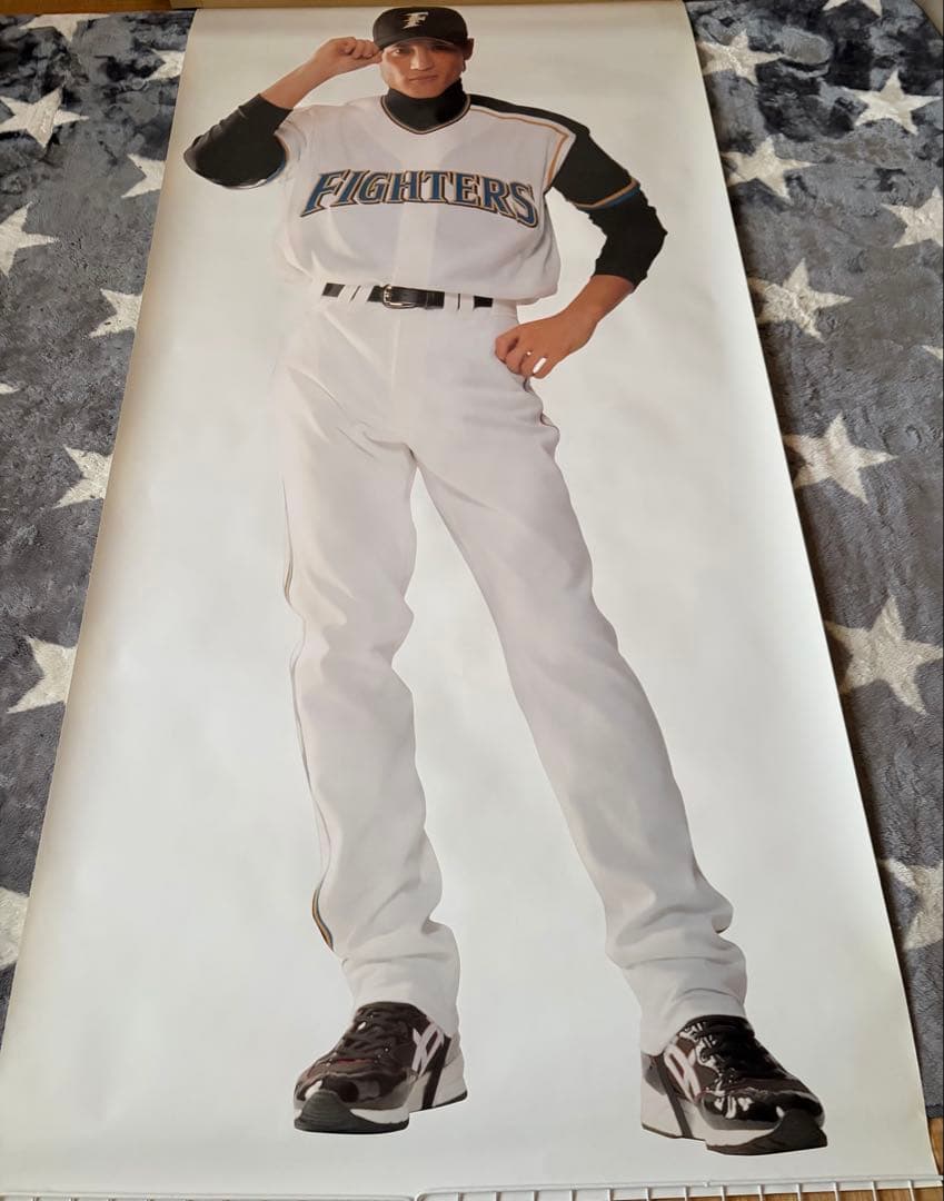 超レア非売品！初期！北海道日本ハムファイターズ現監督新庄剛志監督等身大ポスター