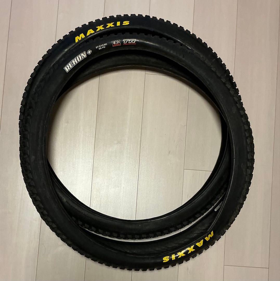 Maxxis REKON + 27.5×2.8 2本セット　9部山