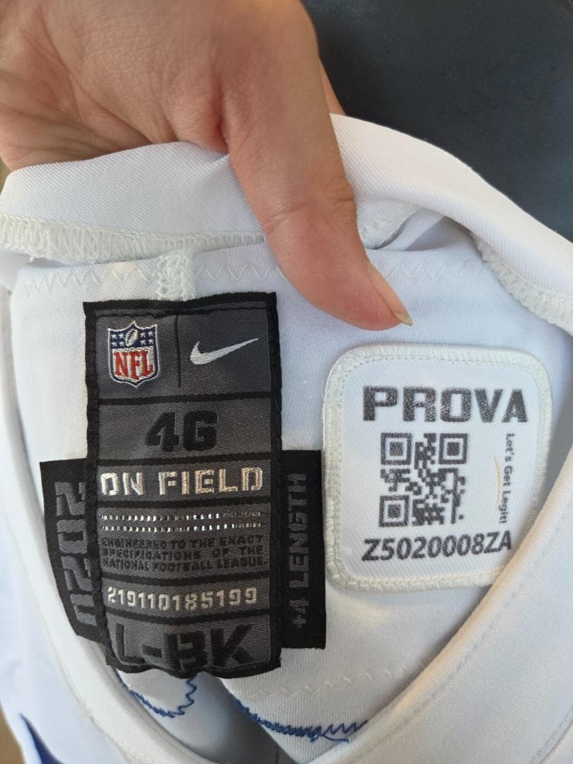 Nike NFL ON FIELD #57 GIFFORD ジャージ L 白