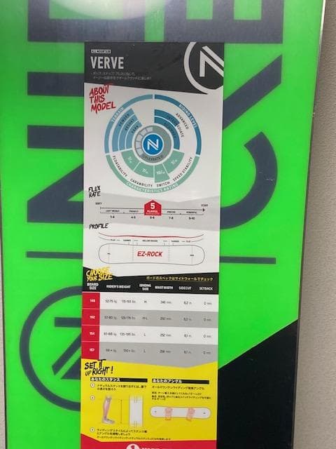 スノーボード 60%off 2024 NIDECKER VERVE JAPAN LTD 154