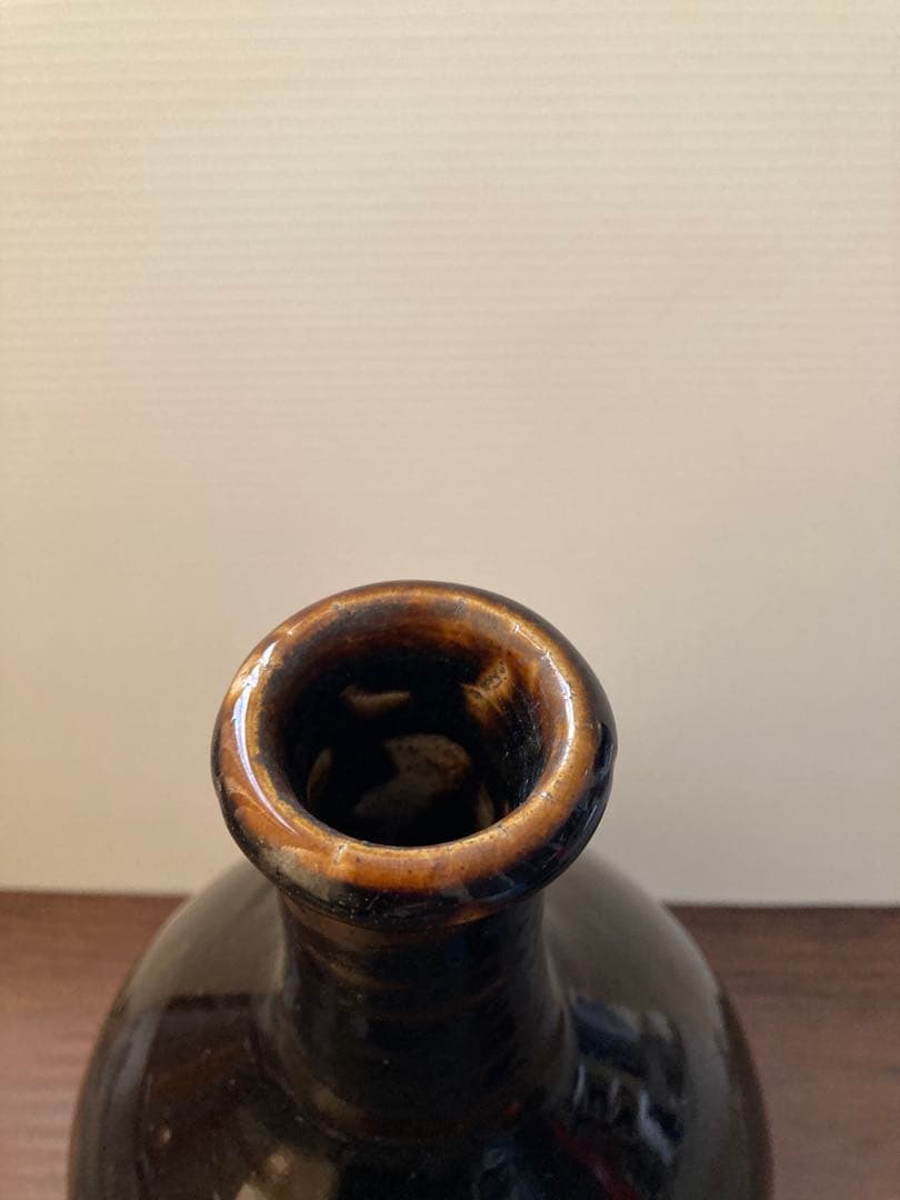 黒釉　徳利　花入れ　花瓶　約27センチ