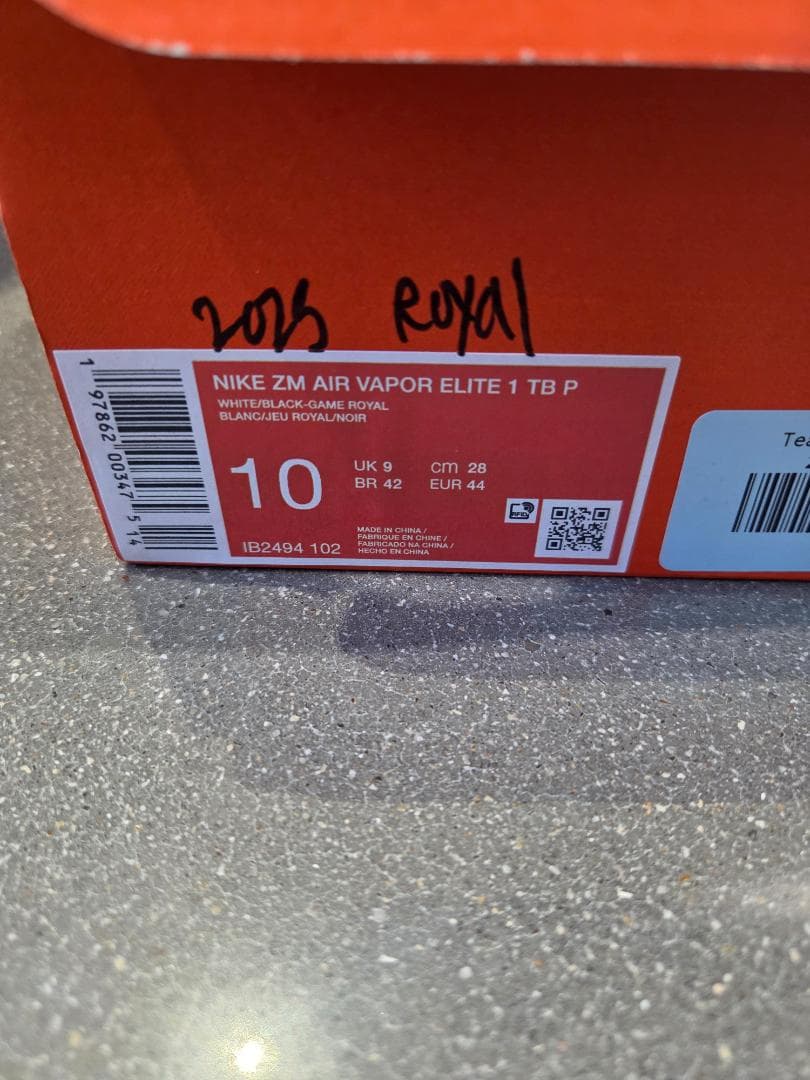 NIKE ZM AIR VAPOR ELITE 1 TB スパイク 28cm