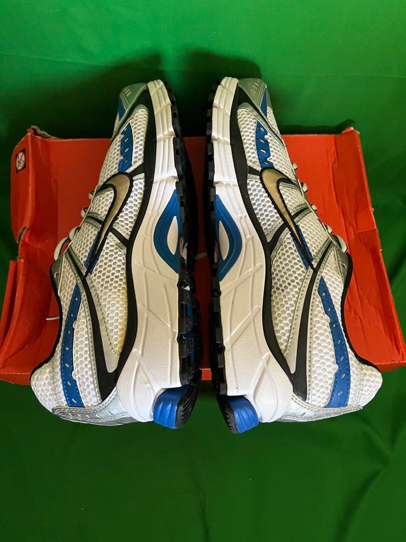 Nike ランニングシューズ ホワイト/ブルー　AIR ペガサス　25 未使用