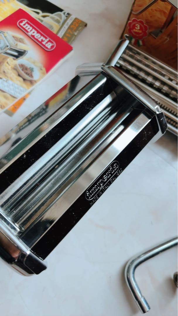 （美品）Imperia パスタマシン ステンレス製