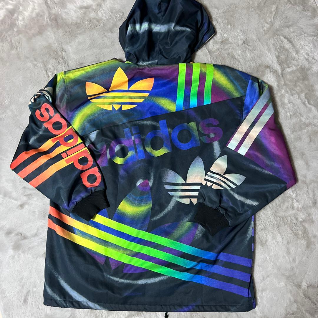 adidas ウィンドブレーカー Lサイズ 多色　ヴィンテージ　古着