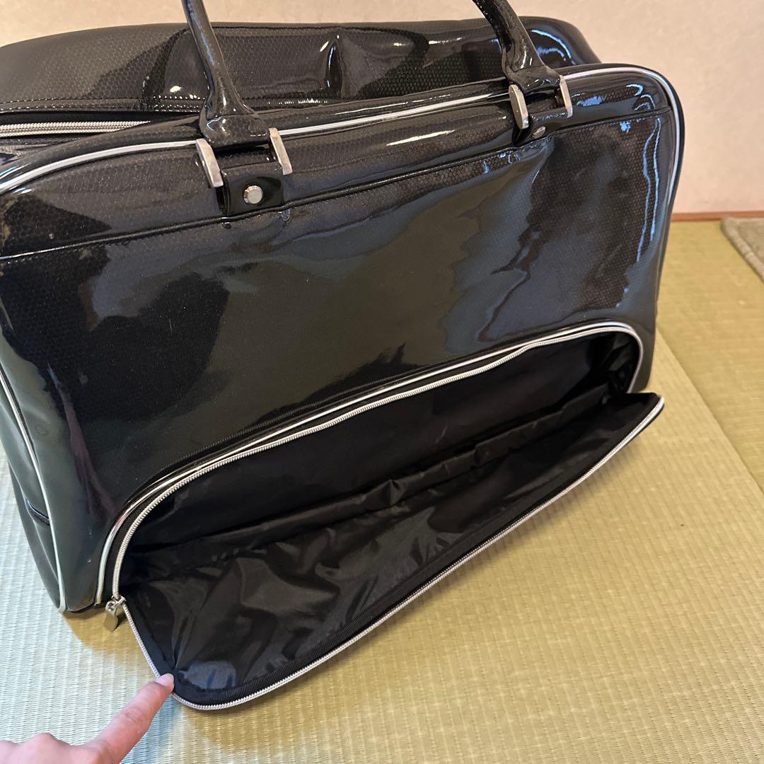 ミラショーン　エナメル　ゴルフバック　メンズ