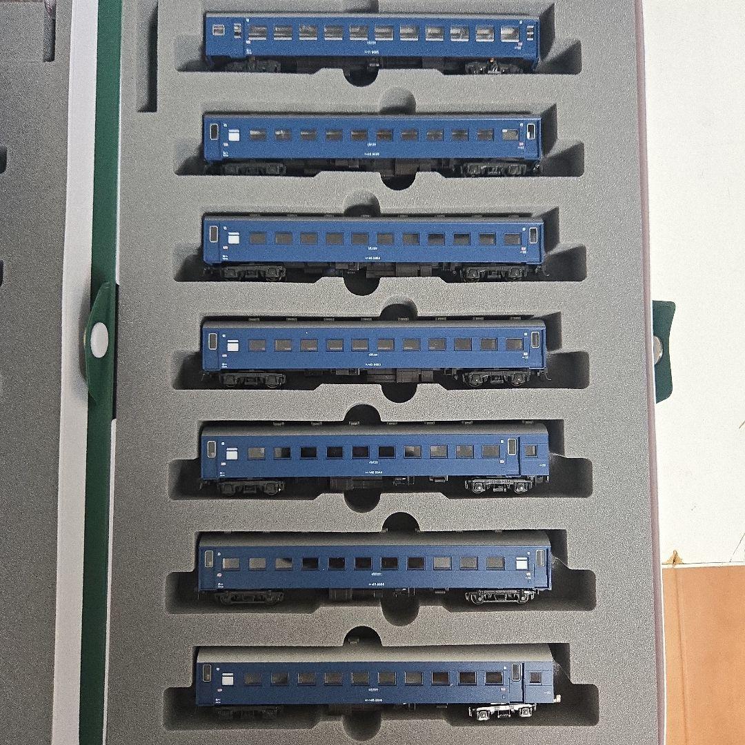 KATO43系急行みちのくNゲージ基本増結セット+EF801次形1~8号車内光有