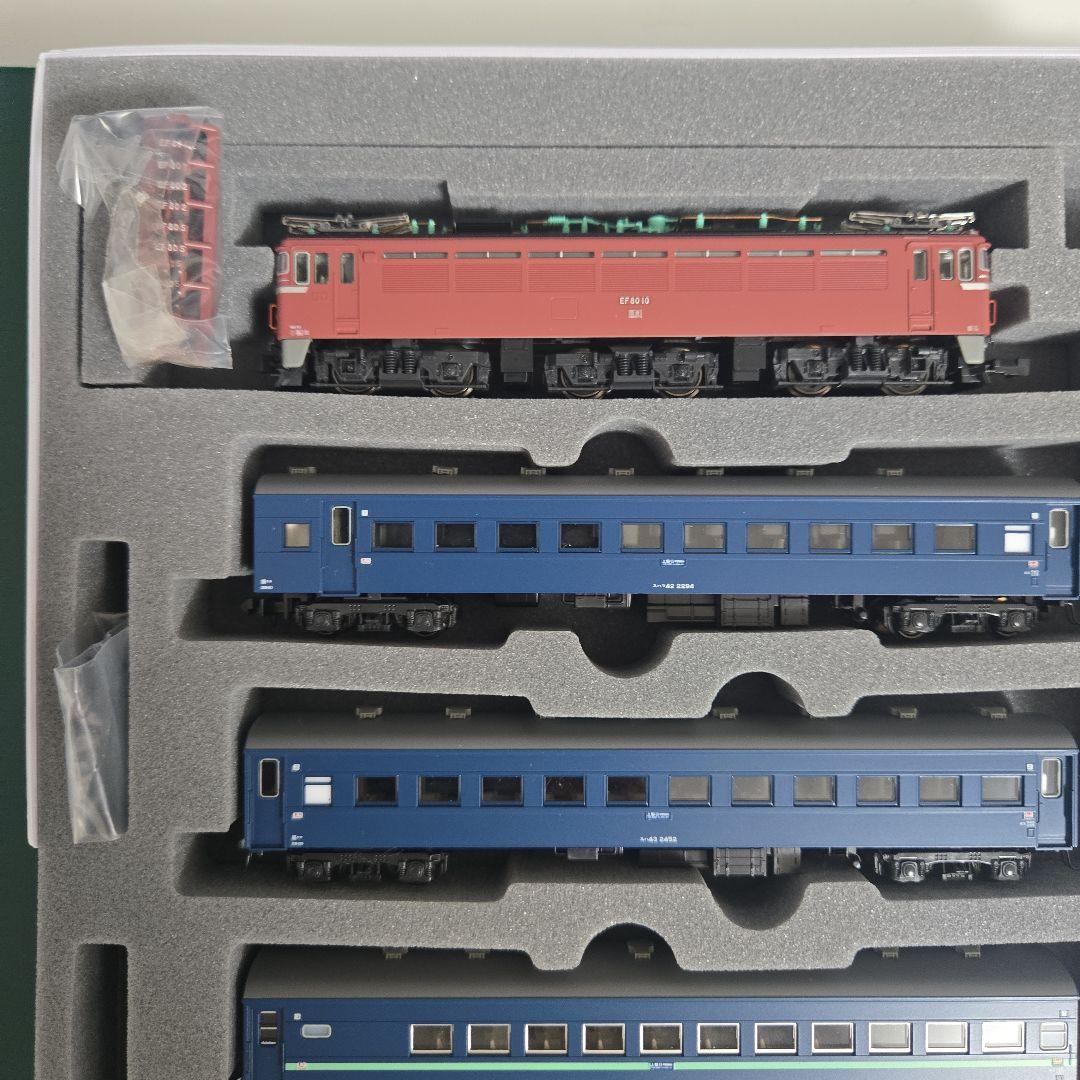 KATO43系急行みちのくNゲージ基本増結セット+EF801次形1~8号車内光有