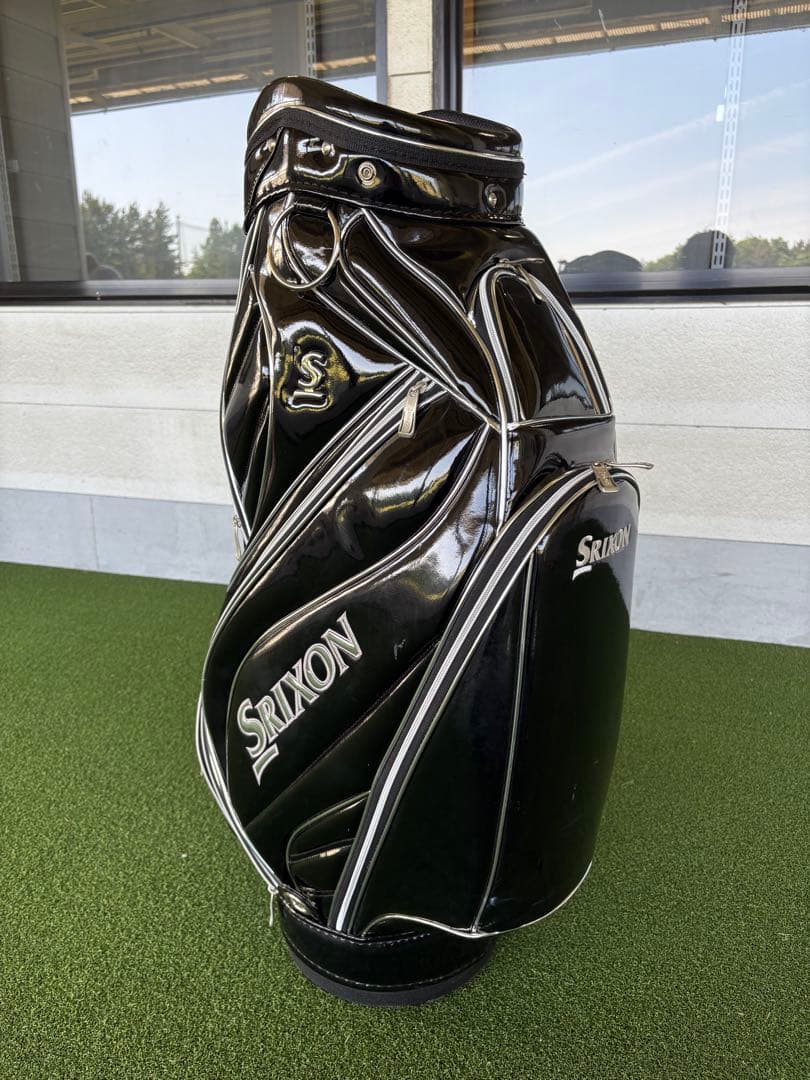 SRIXON エナメルブラック 中古キャディバッグ