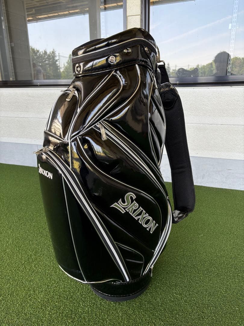 SRIXON エナメルブラック 中古キャディバッグ